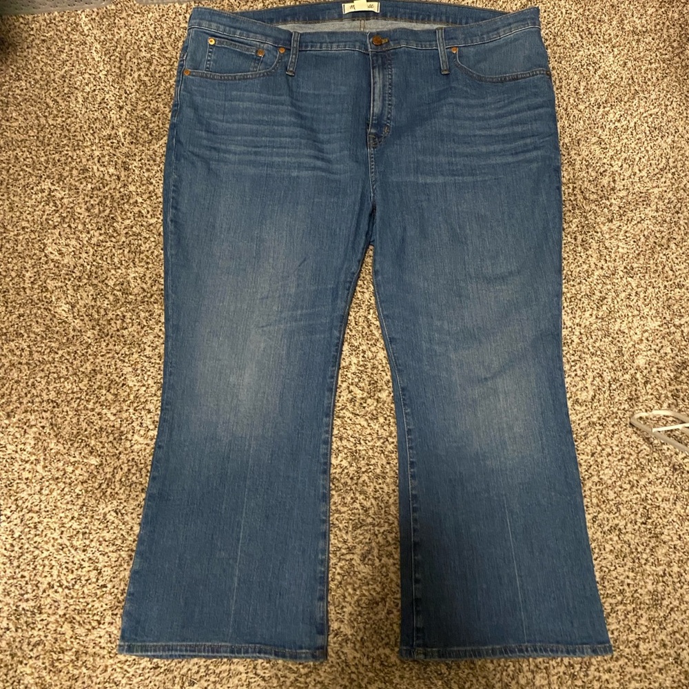 Madewell Blue Flare Cali-Demi Boot Leg Jeans